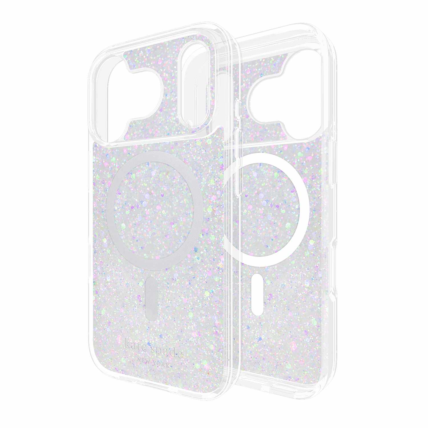 Kate Spade Protective MagSafe Case Chunky Glitter Iridescent for iPhone 17 Pro