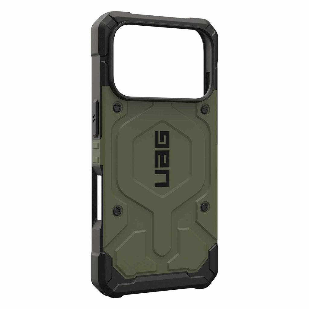 UAG Pathfinder MagSafe Rugged Case Olive for iPhone 17 Pro