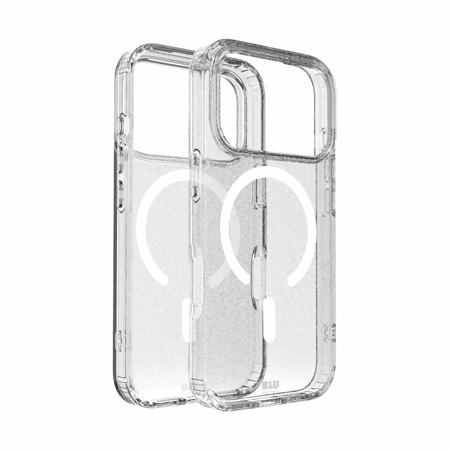 Blu Element DropZone Rugged MagSafe Case Clear Glitter for iPhone 17 Pro