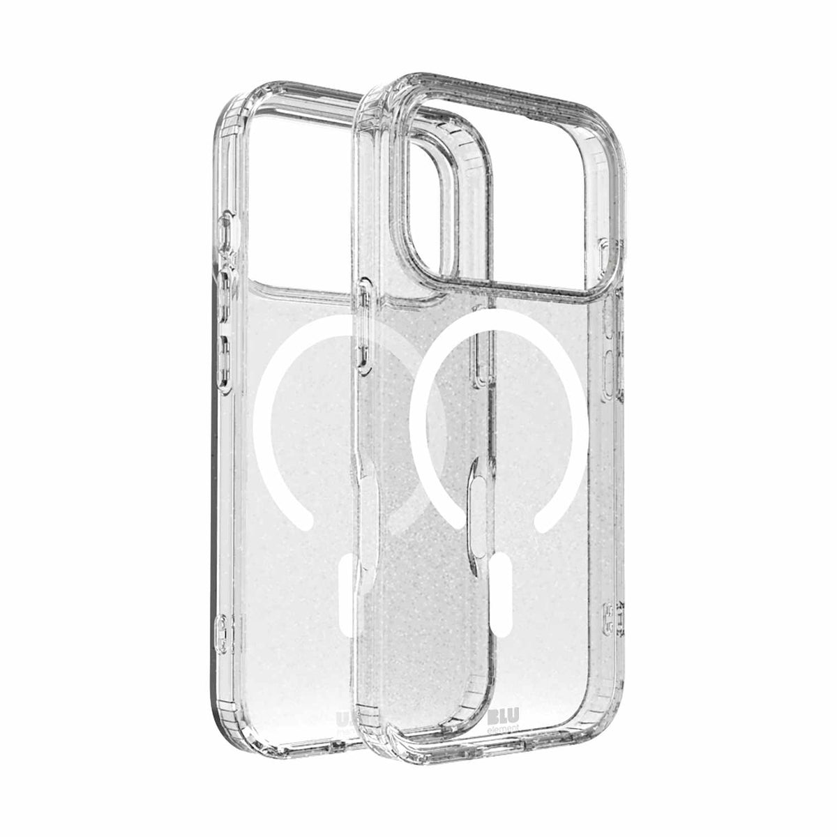 Blu Element DropZone Rugged MagSafe Case Clear Glitter for iPhone 18 Pro/17 Pro
