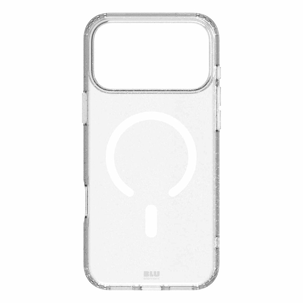 Blu Element DropZone Rugged MagSafe Case Clear Glitter for iPhone 17 Pro Max