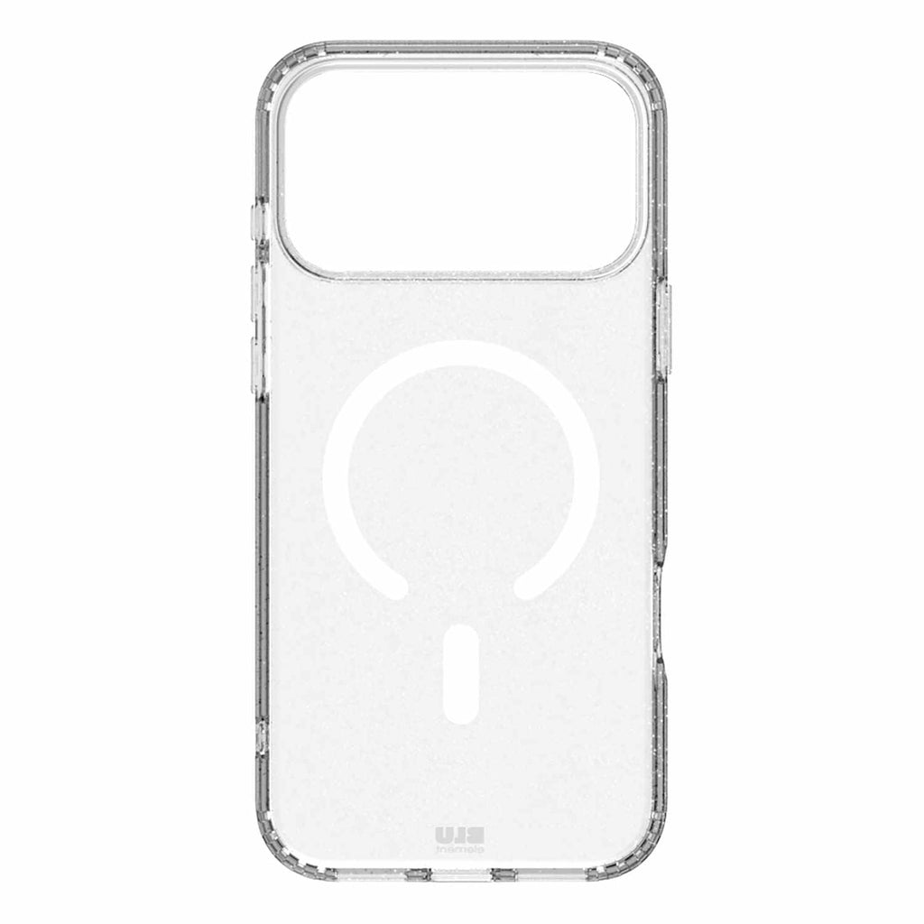 Blu Element DropZone Rugged MagSafe Case Clear Glitter for iPhone 17 Pro Max