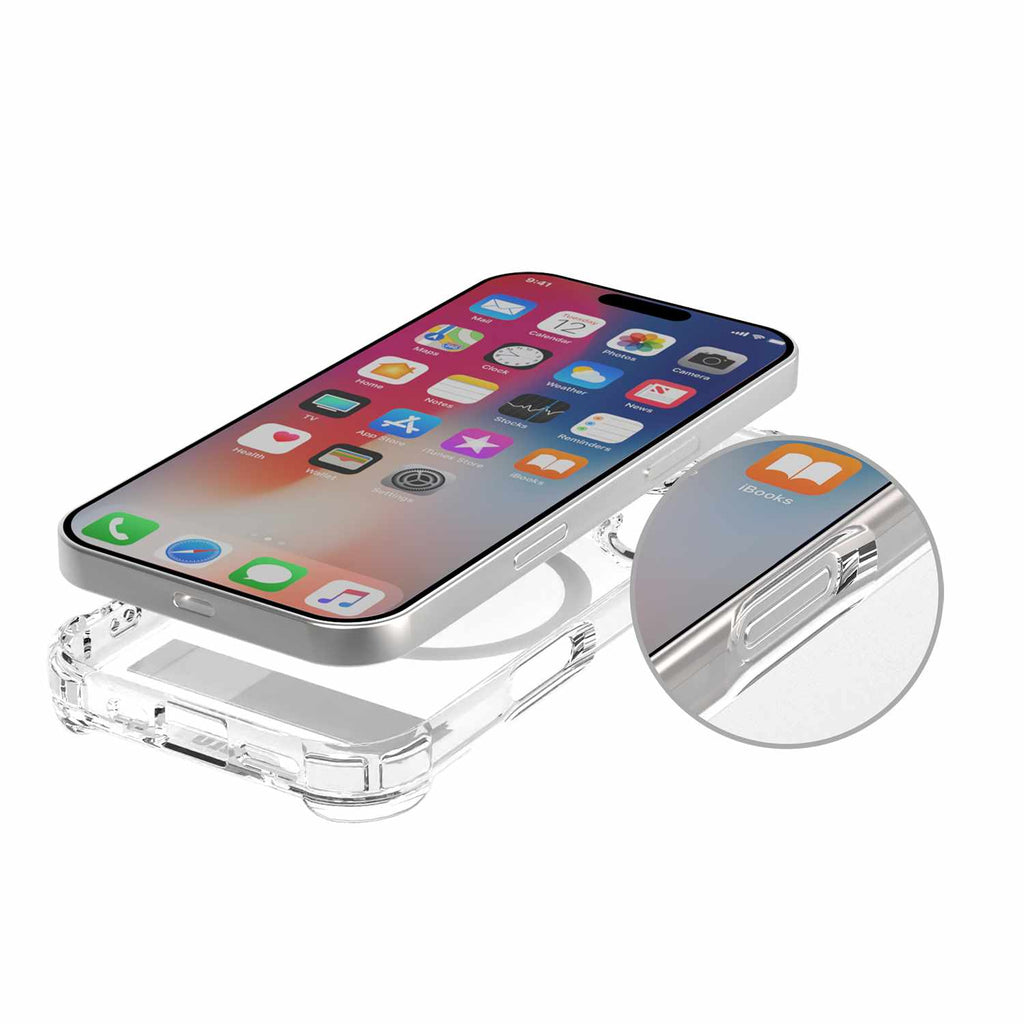 Blu Element DropZone Rugged MagSafe w/kickstand Case Clear for iPhone Air