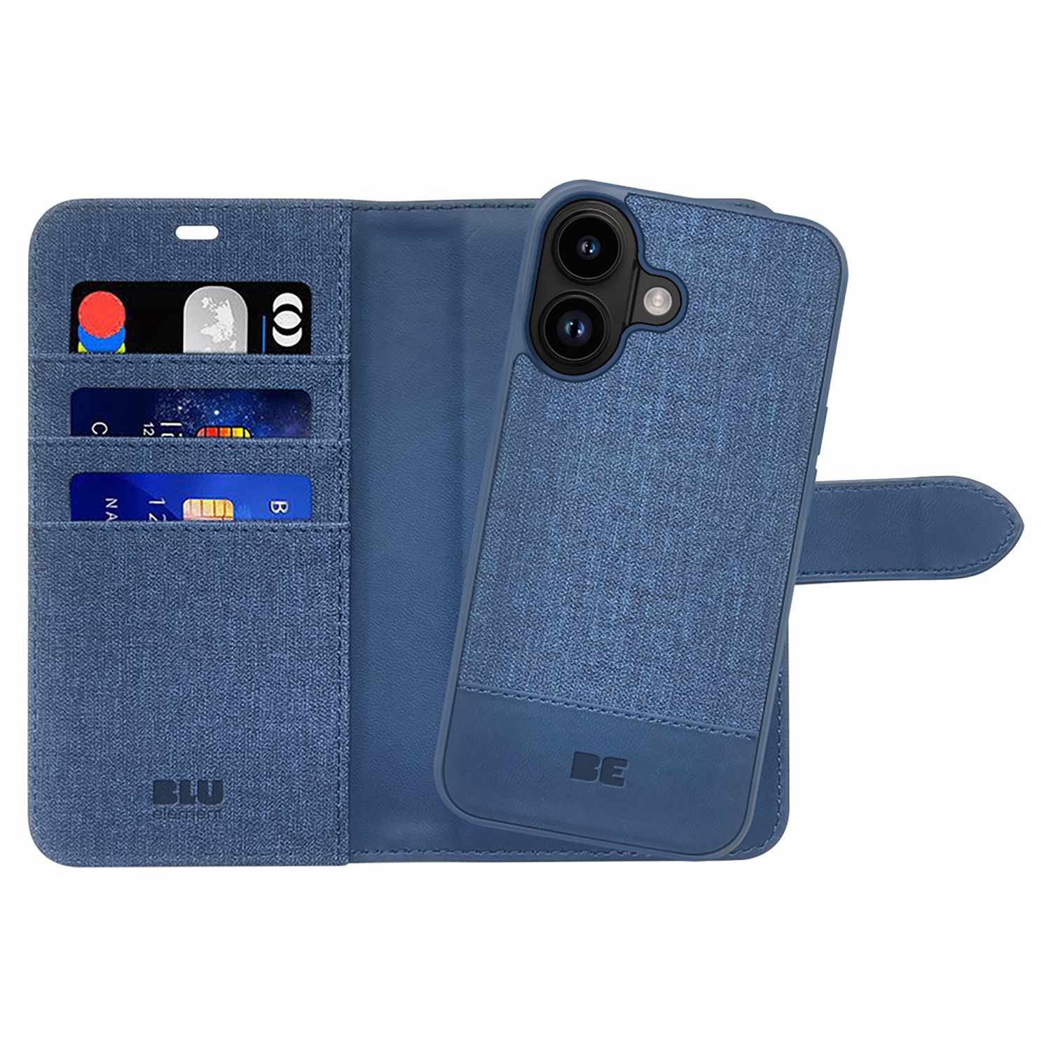 Blu Element Folio 2-in-1 Case Lazuli Blue for iPhone 17