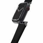 OtterBox Symmetry Cactus Leather Watch Band Noir Ash for Apple Watch 45/44/42 mm