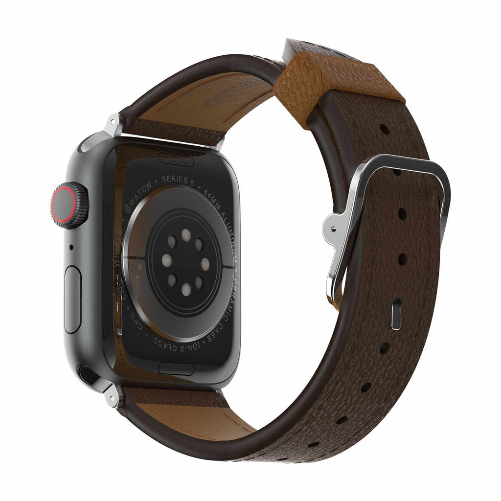 OtterBox Symmetry Cactus Leather Watch Band Rich Adobe for Apple Watch 45/44/42 mm