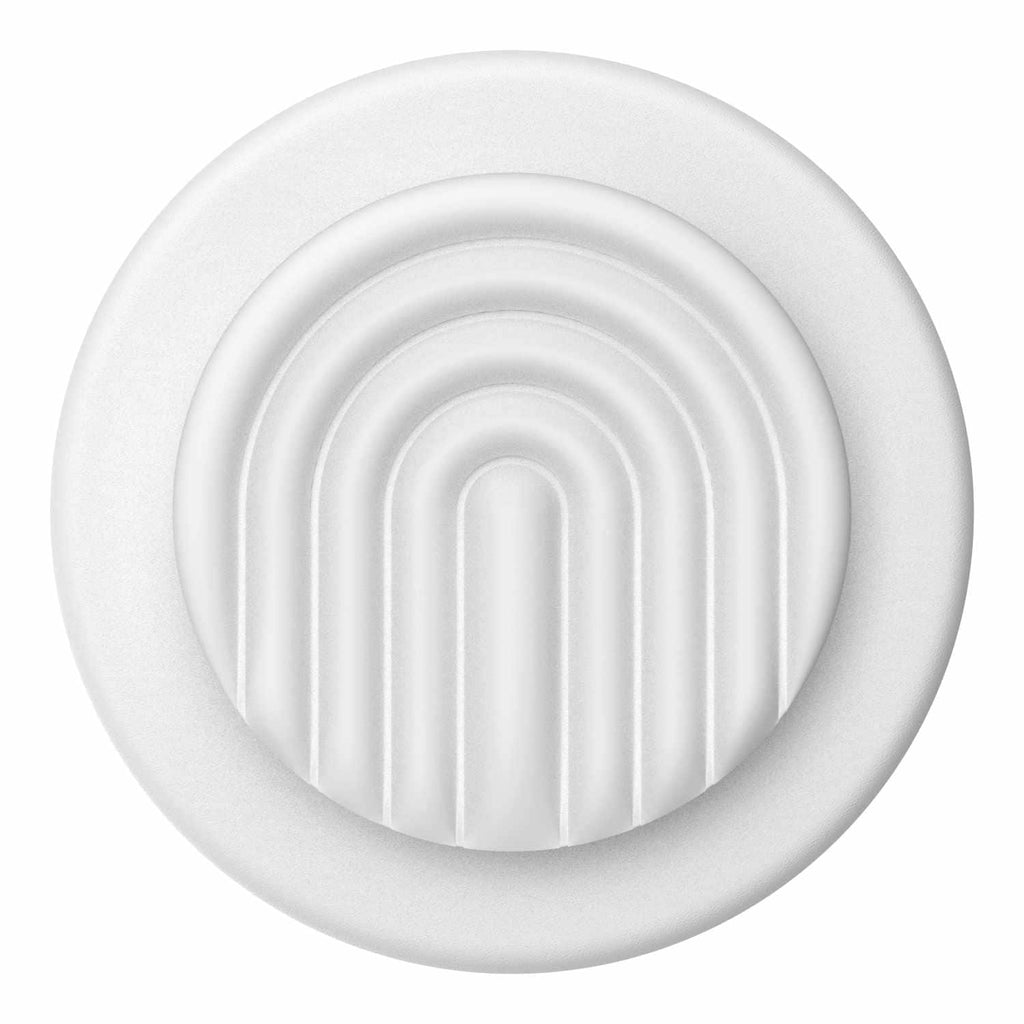 PopSockets PopGrip for MagSafe Round with Adapter Ring Curves Coconut Creme - GekkoTech