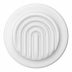PopSockets PopGrip for MagSafe Round with Adapter Ring Curves Coconut Creme - GekkoTech