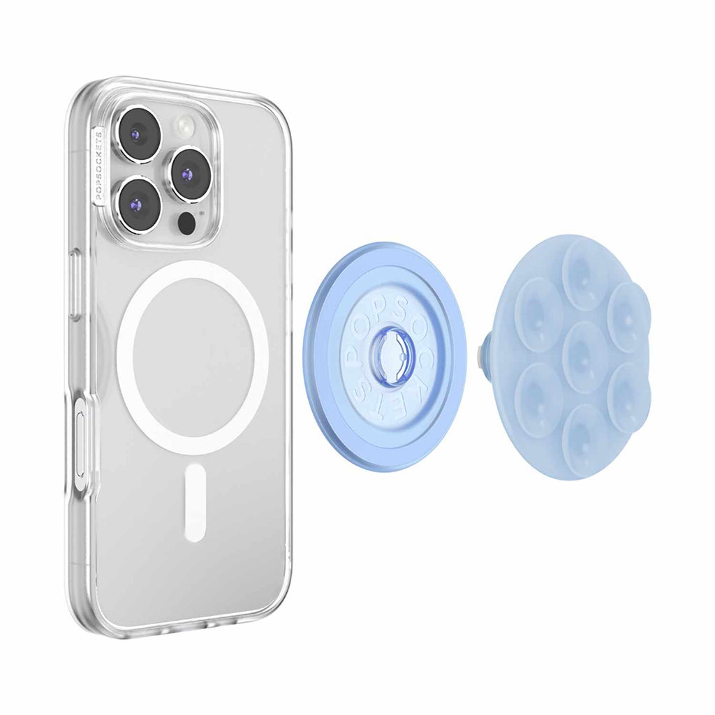 PopSockets PopGrip Suck-Up for MagSafe Round with Adapter Frost