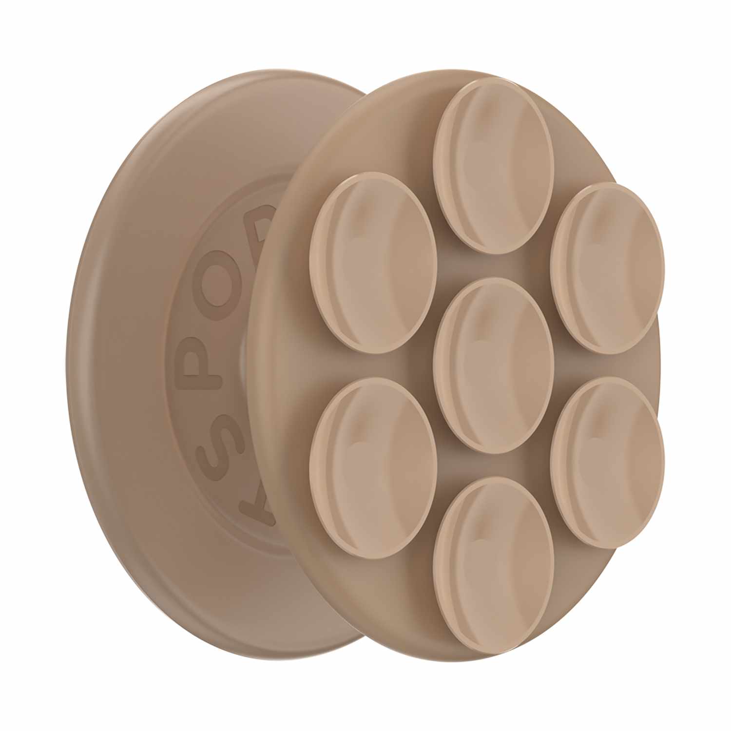 PopSockets PopGrip Suck-Up for MagSafe Round with Adapter Latte