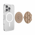 PopSockets PopGrip Suck-Up for MagSafe Round with Adapter Latte