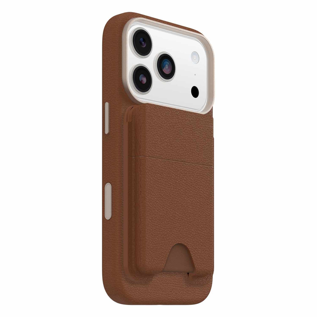 OtterBox MagSafe Wallet Cactus Leather Desert Saddle