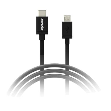 Digipower Charge & Sync Cable USB-C to USB-A 15W 6ft - Black
