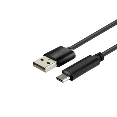 Xtech Charge & Sync USB-A to USB-C 6ft Black