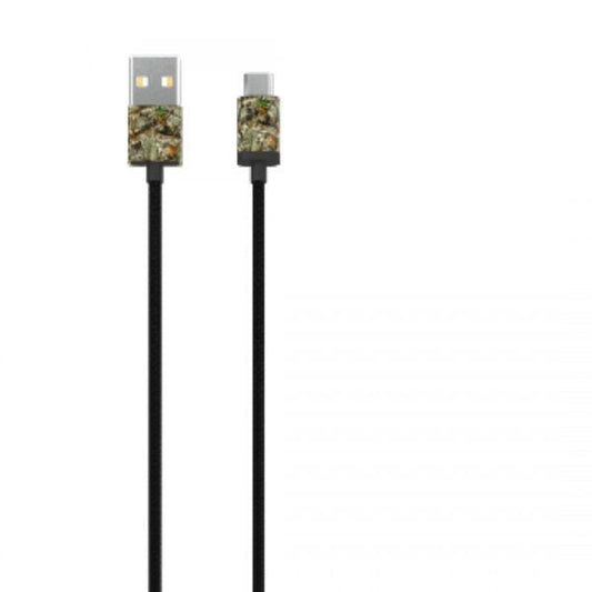 Realtree Edge Charge & Sync USB-C to USB-A Cable 3ft Camo Print
