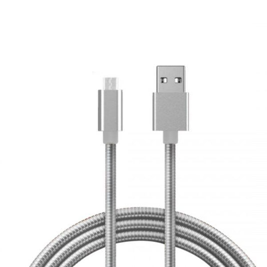 Fuse Charge & Sync Micro USB Metal 3ft Silver