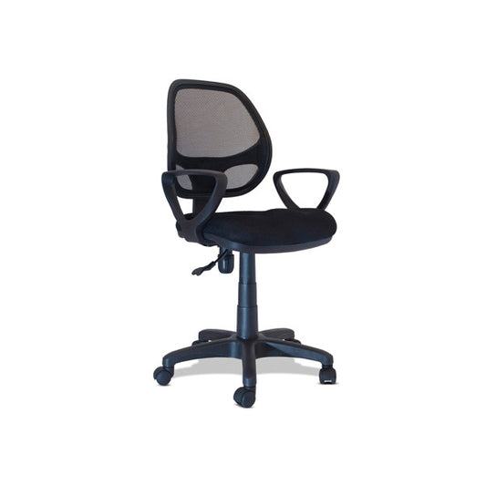 Xtech Office Chair Marsella Manager Mesh Back -  Armrests - Tilt 17° Adjustable Height - Wheels - Black