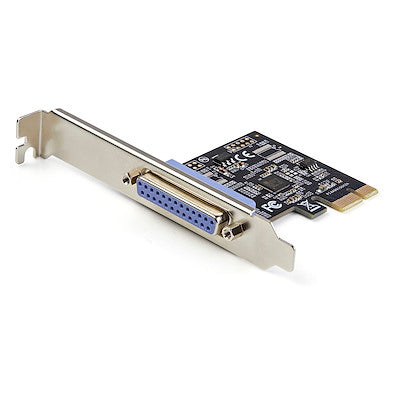 StarTech Adapter Card 1 Port Parallel PCIe Card - PCI Express to Parallel DB25 Desktop Expansion LPT Controller