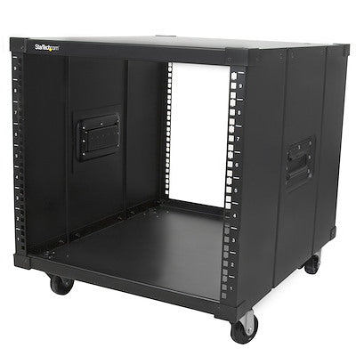 StarTech Server Portable Server Rack with Handles - 9U - Black - GekkoTech