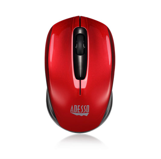 Adesso Mouse Wireless Mini S50R Portable 3 Buttons up to 1200dpi PC/Mac - Red