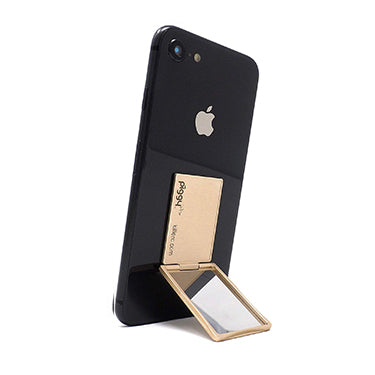 Killer Concepts Smart Phone Flip Stand Multiple Angles with Concealed Mirror - Magnetic Mount Compatible - Gold - Single