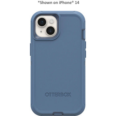 OtterBox iPhone 15+ Defender Case - Baby Blue Jeans
