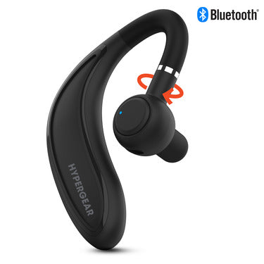 HyperGear Headset Bluetooth In Ear BT780 Rotating Ear Bud IPX4 Multipoint Connection Ultra Fast Charge 24hr Talk Time Noise Filtering Mic - Black