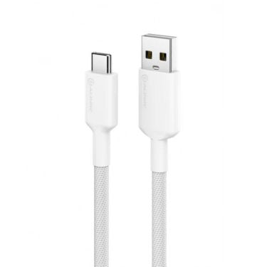 Alogic Charge & Sync USB-C to USB-A Double Braided Extremely Strong Cable 3ft Elements Pro 480Mbps - White