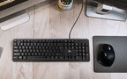 Xtech Keyboard Wired USB 104 Keys Black Win & Mac - Black - GekkoTech