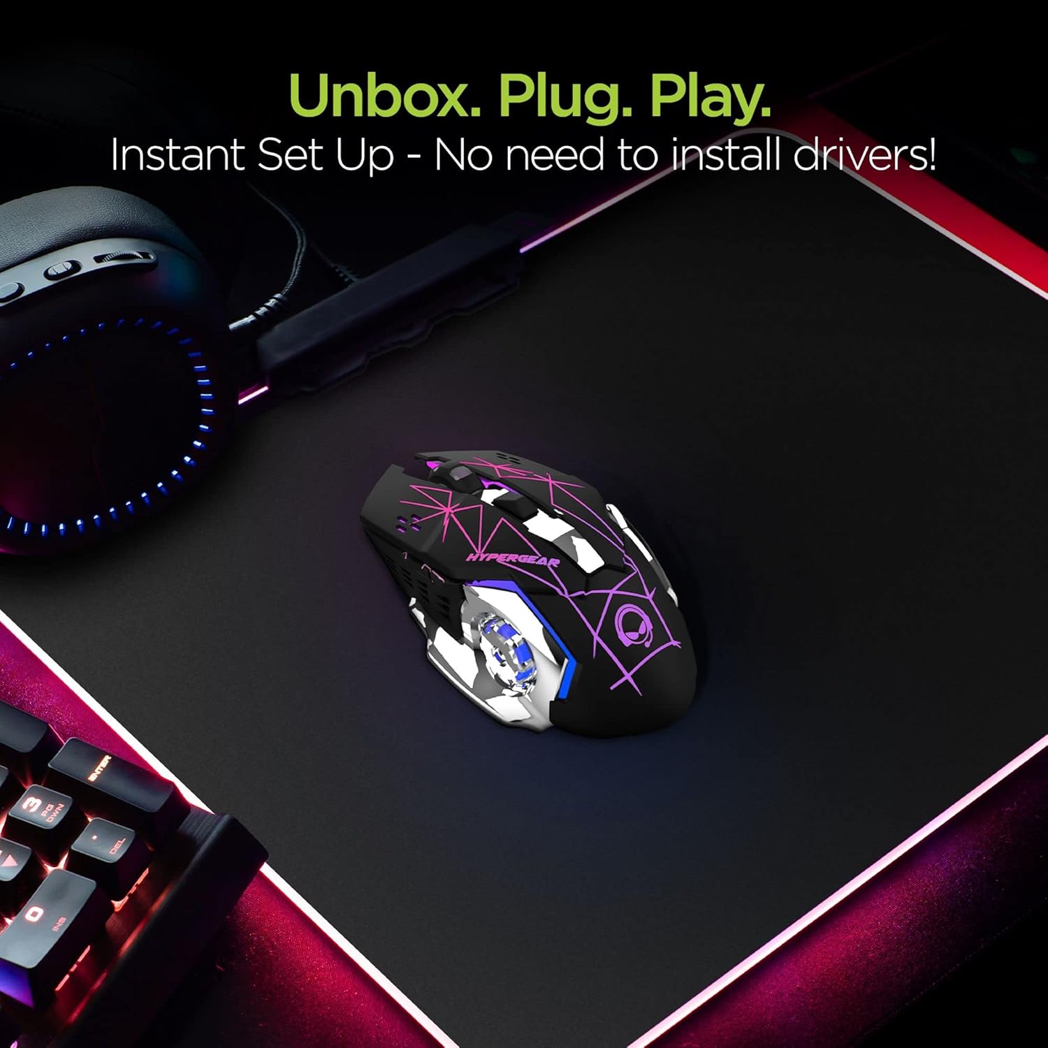 HyperGear Chromium Wireless Gaming Mouse - GekkoTech