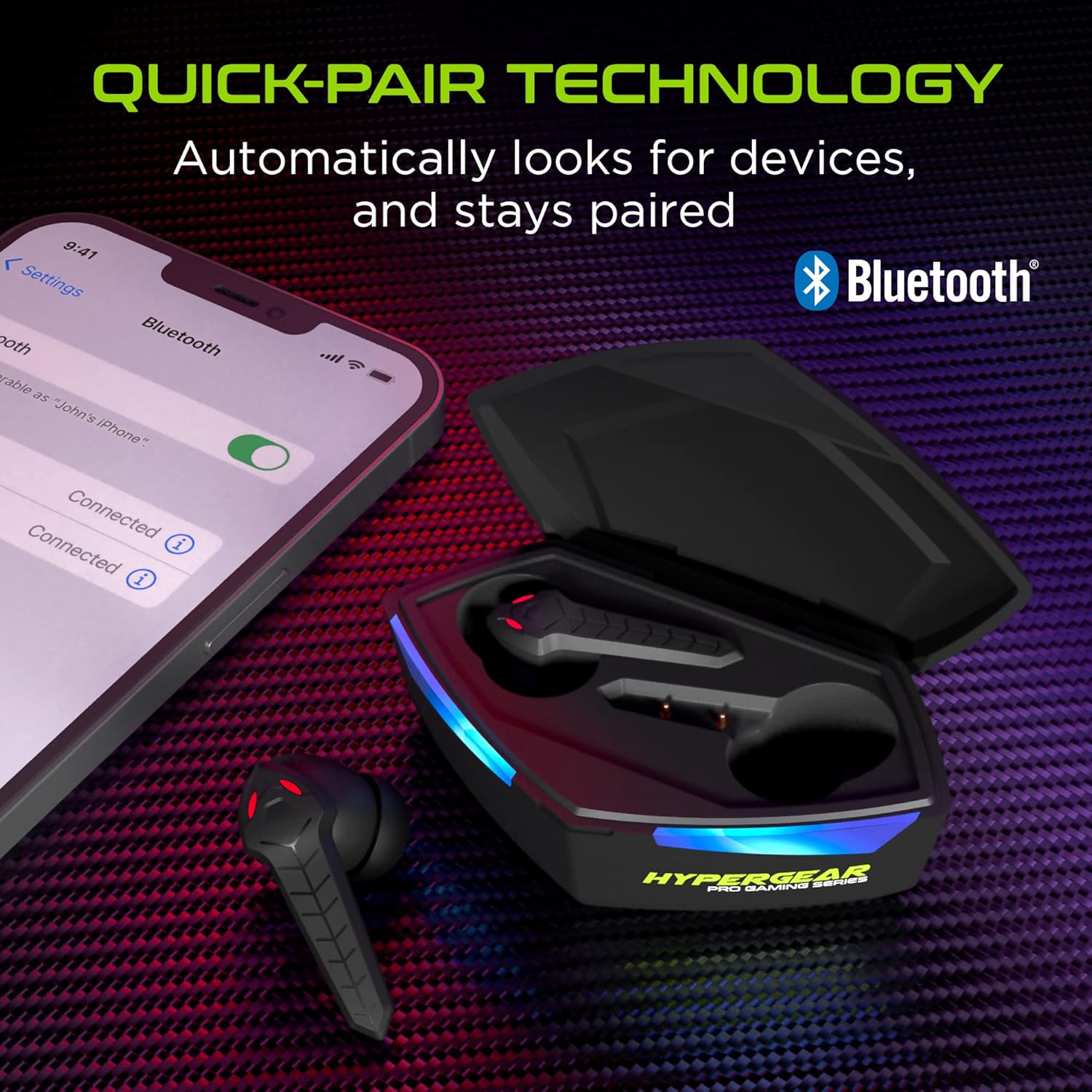 HyperGear CobraStrike True Wireless Gaming Earbuds - GekkoTech