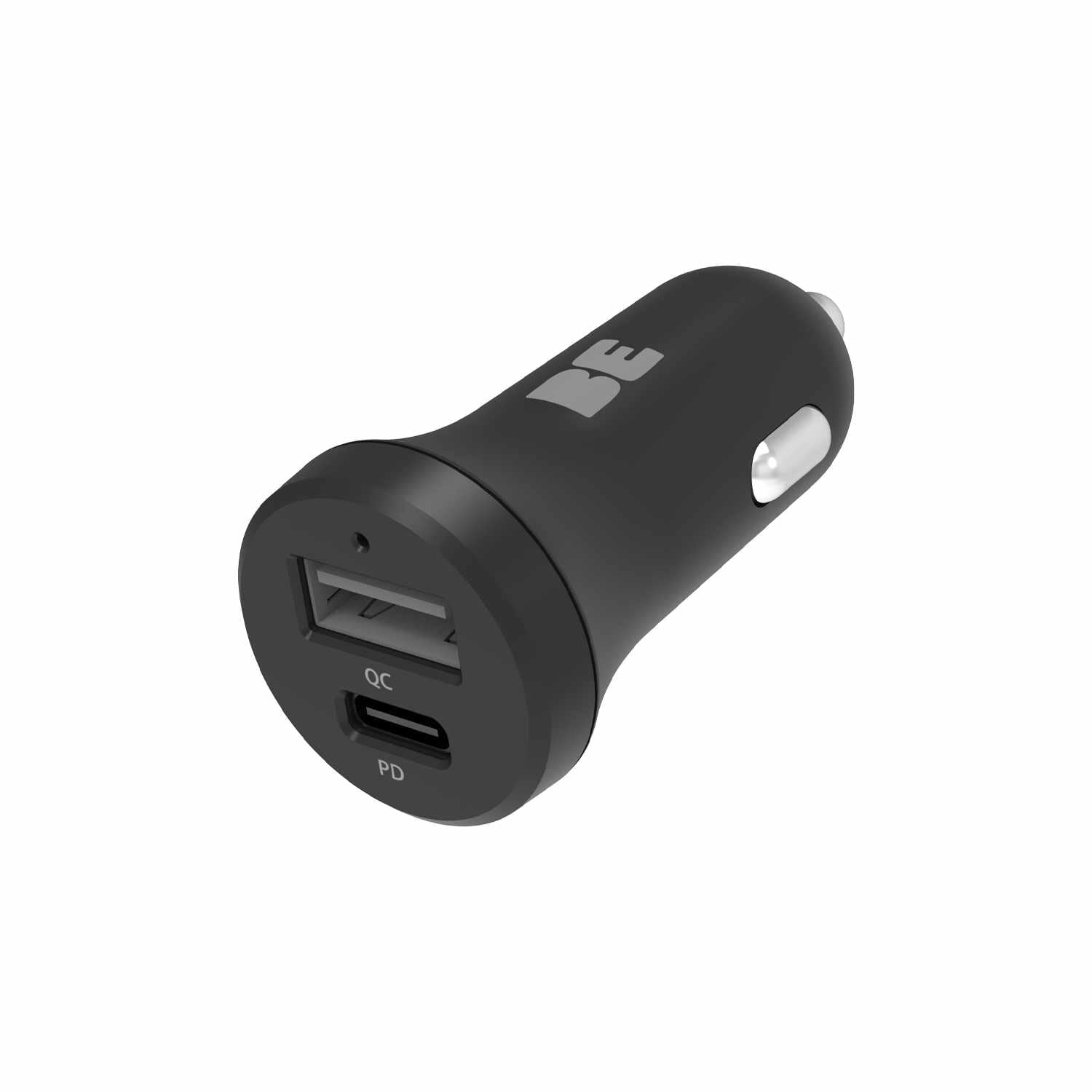 Blu Element 30W Dual Port Car Charger with Power Delivery / PPS Black - GekkoTech