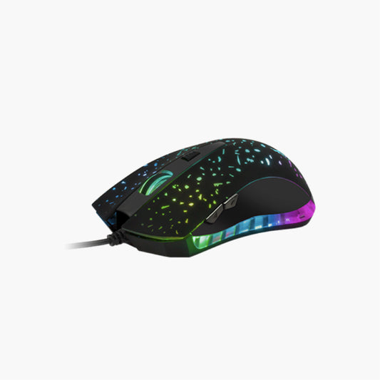 XTECH GAMING MOUSE WIRED OPHIDIAN 6 BUTTON 7 LED COLOURS 2400DPI ADJUSTABLE SETTINGS – BLACK - GekkoTech