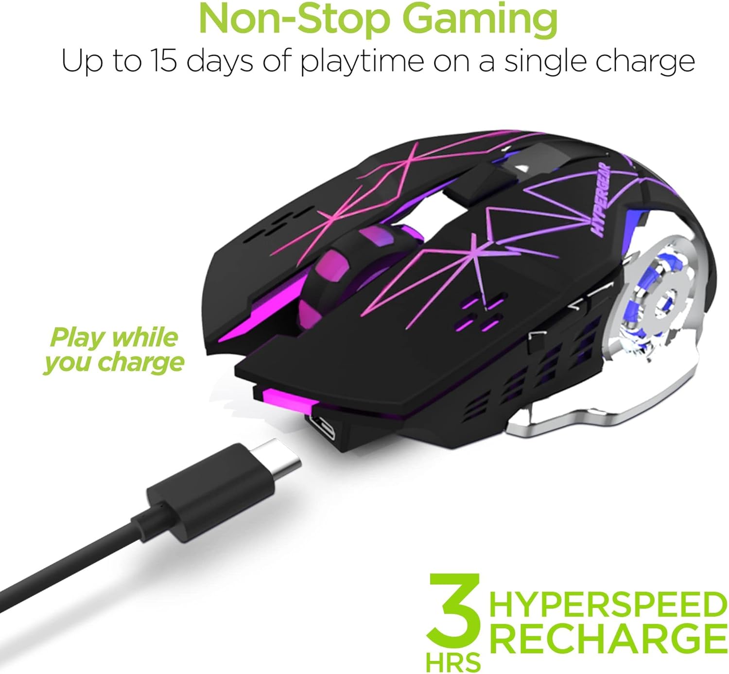 HyperGear Chromium Wireless Gaming Mouse - GekkoTech