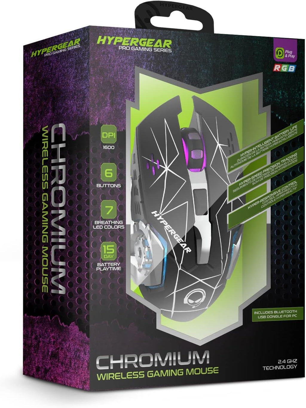 HyperGear Chromium Wireless Gaming Mouse - GekkoTech