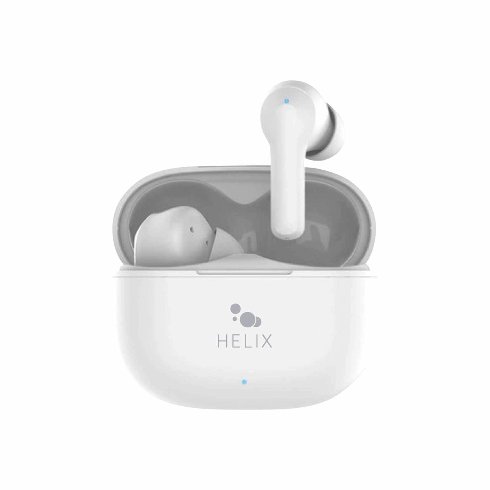 Helix True Wireless Earbuds White (Made with Recycled Packaging) - GekkoTech