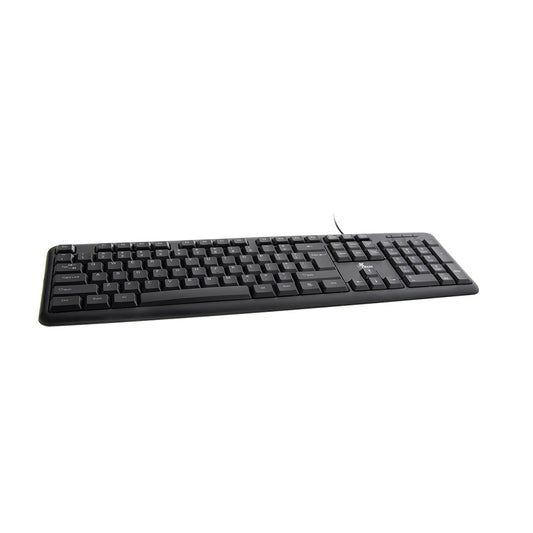 Xtech Keyboard Wired USB 104 Keys Black Win & Mac - Black - GekkoTech