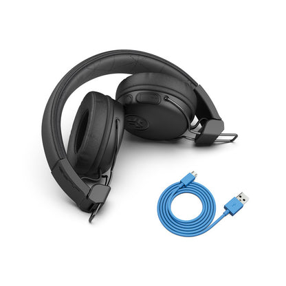 JLab Audio - Studio Bluetooth Wireless On-Ear Headphone Black - GekkoTech