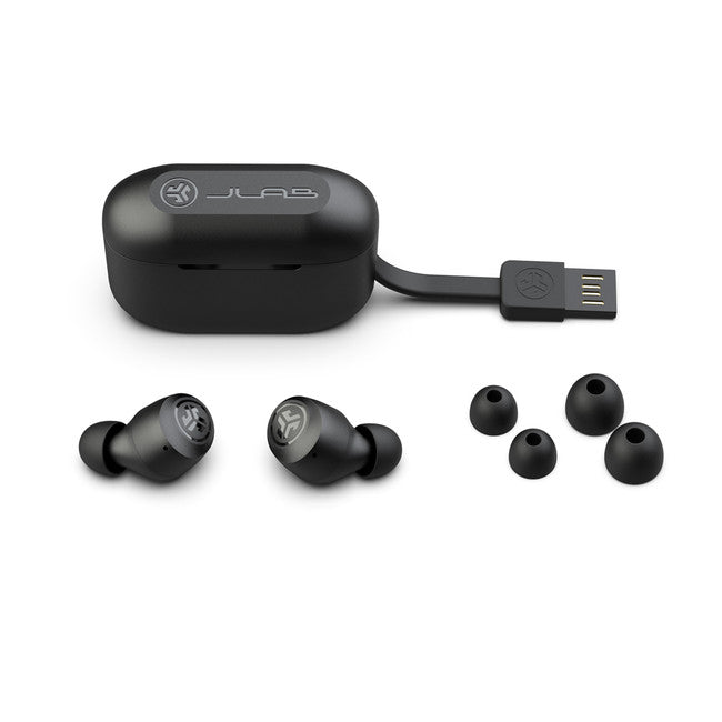 JLab Audio - Go Air Pop True Wireless Headphones Black - GekkoTech