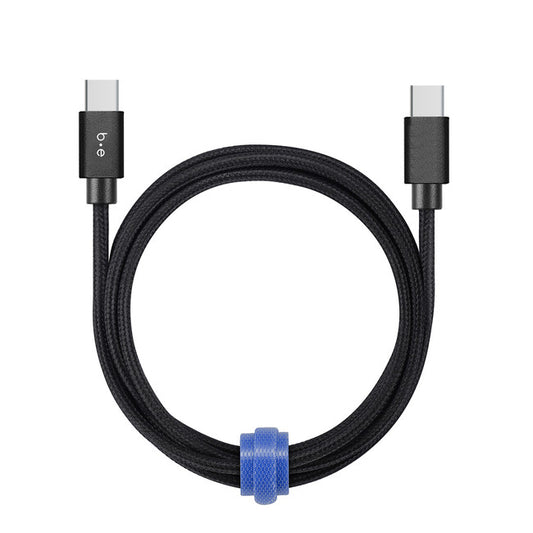Braided Charge/Sync USB-C to USB-C Cable 10ft Black - GekkoTech