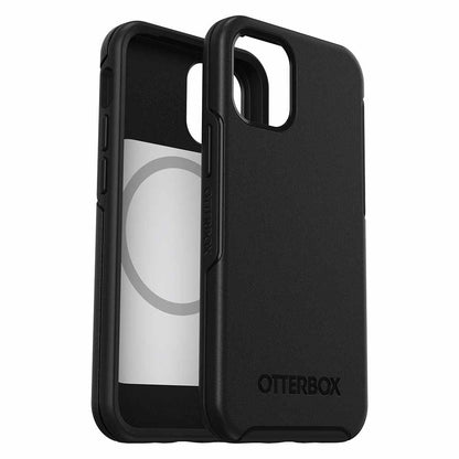 Otterbox - Symmetry+ with MagSafe Protective Case Black for iPhone 12 mini