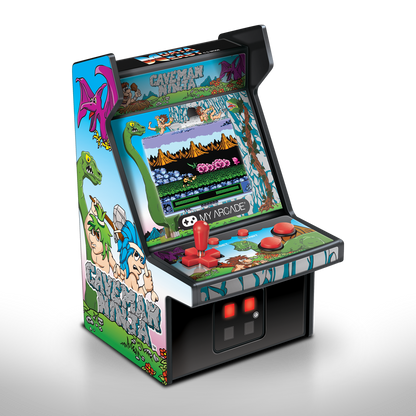 My Arcade Caveman Ninja Micro Player - 6.75 Inch Mini Retro Arcade Machine Cabinet - GekkoTech